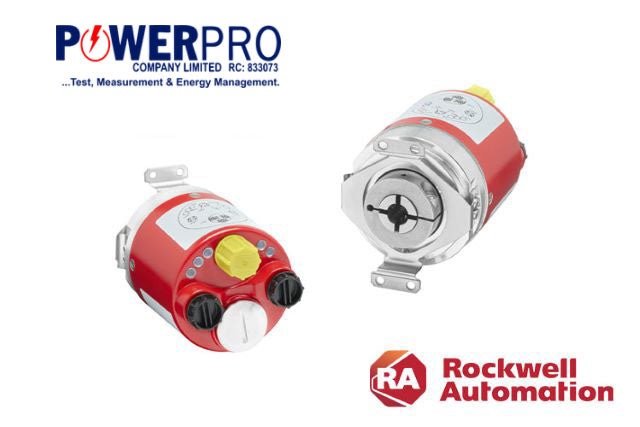 Rockwell Automation’s new range of 843ES CIP Safety over Ethernet/IP Encoders.