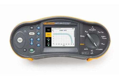 SMFT-1000 Solar Tools Pro Kit: Fluke Multifunction PV Tester, I-V Curve Tracer with TruTest™ Software and Solar PV Leads