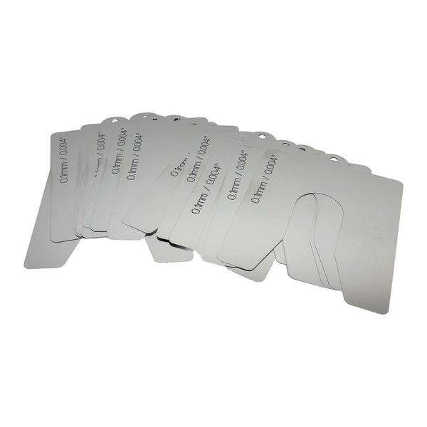 Fluke ALI 2.500 BT PERMABLOC Alignment Shims, 0.4 mm (20-Pack)