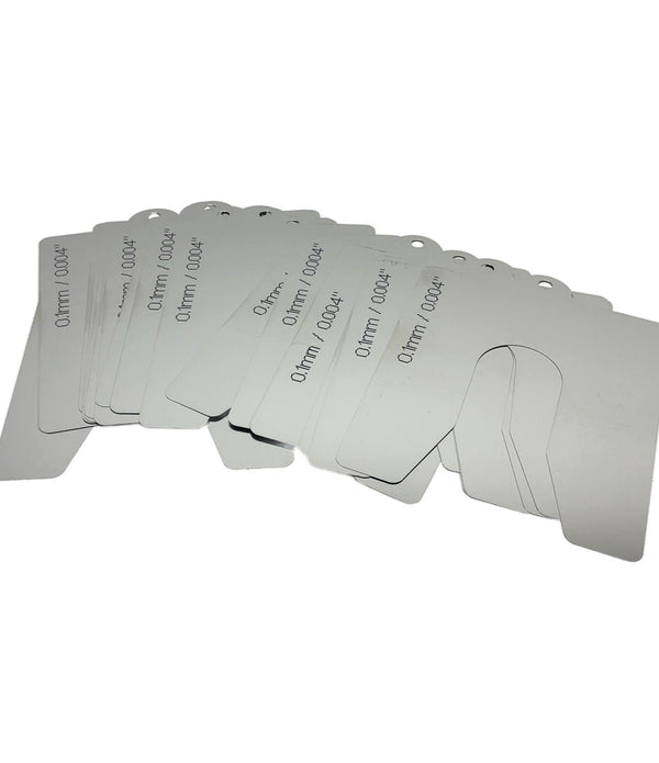 Fluke ALI 2.500 BT PERMABLOC Alignment Shims, 0.4 mm (20-Pack)