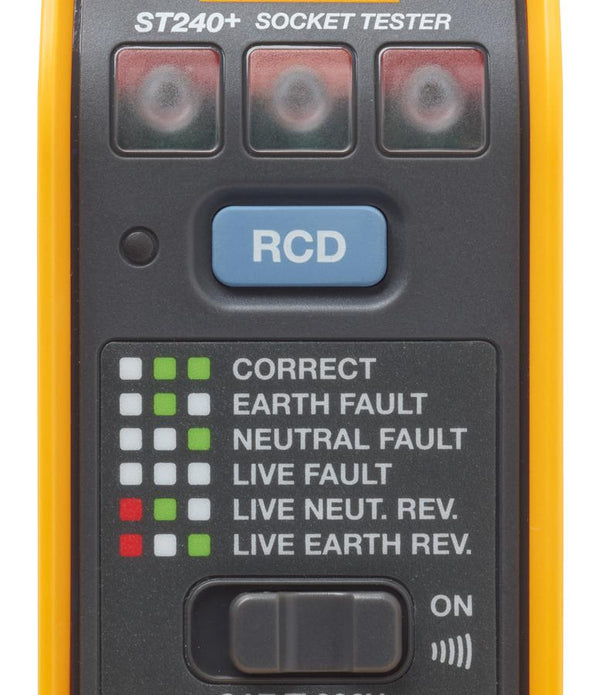 Fluke RCD Socket Tester, Beeper, UK, 50 Hz, 920 mW, 230 V