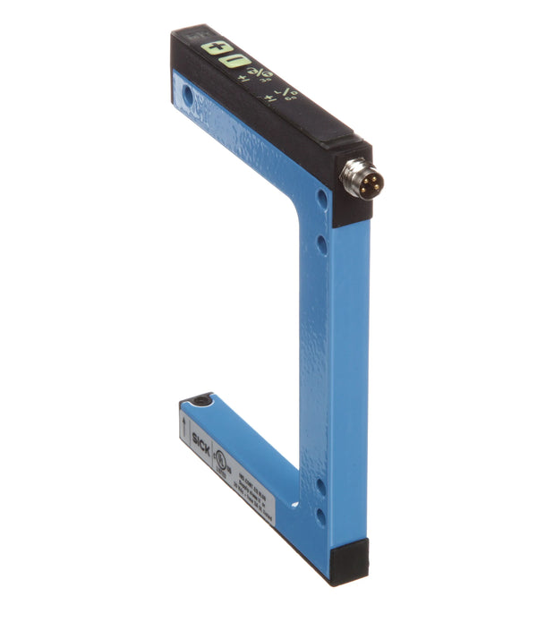 SICK WF80-60B410 Fork Sensor,PNP/NPN,IR,80mm Slot Width,60mm Depth,4-Pin M8 Connector,Manual