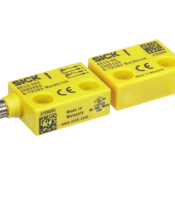Sick - RE13-SAC MAGNETIC SAFETY SWITCH WITH ACTUATOR, 2NO, M8 4 PIN CONNECTOR, SAFE SERIES CONNECTION WITH FLEXI LOOP