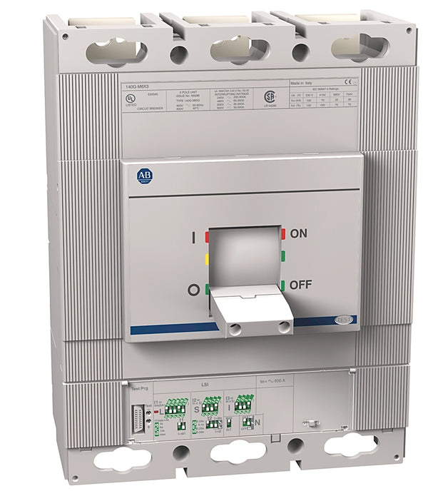 Allen-Bradley 140G-M6I3-D60 140G 800A M Frame Molded Case Ckt-Bkr