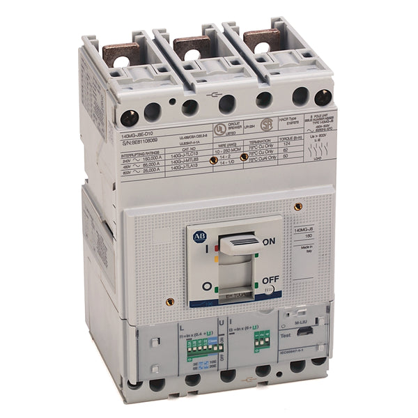 Allen-Bradley 140MG-J8P-D17-AA 140G 250A J Frame Mtr Protection Ckt-Bkr