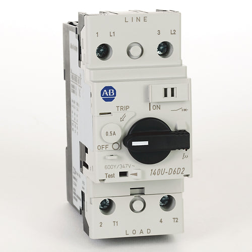 Allen-Bradley 140U-D6D2-B10 Circuit Breaker 2-Pole 1 A UL 489