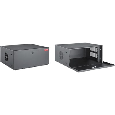 nVent HOFFMAN DVR4U CABINET;SECURITY DVR;9 X 21 X 18 STEEL;4U BLK;STEEL;BLACK