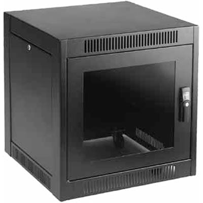 nVent HOFFMAN ENC766SH Rack, Cabinet, Desktop, 19", 11U, Blk, Steel, 26.21x23.63x23.6", SOHO Networking
