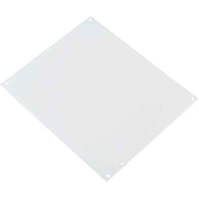 nVent HOFFMAN A12P10 Panel, For Enclosure, Fits 12x10, Junction Box, White, Mild Steel