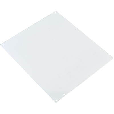nVent HOFFMAN A14P12 Panel, For Enclosure, Fits 14x12, Junction Box, White, Mild Steel