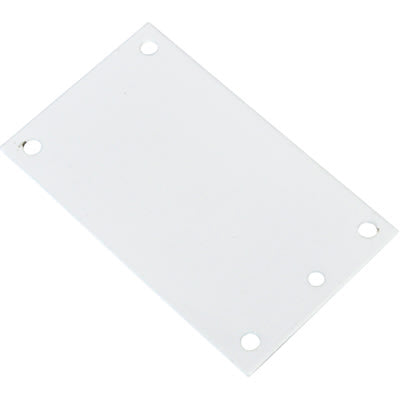 nVent HOFFMAN A6P4 Panel, For Enclosure, Fits 6x4, Junction Box, White, Mild Steel