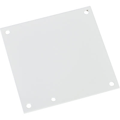nVent HOFFMAN A6P6 Panel, For Enclosure, Fits 6x6, Junction Box, White, Mild Steel