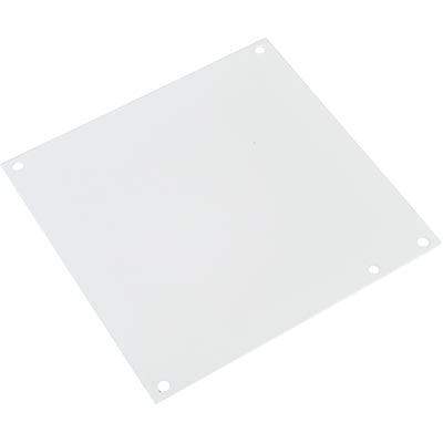 nVent HOFFMAN A8P8 Internal Panel, for Junction Box, fits 8x8 Box, White, Mild Steel