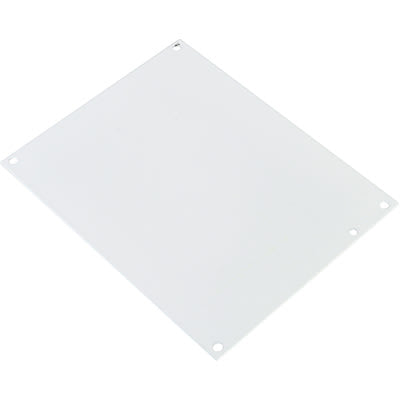nVent HOFFMAN A10P8 Panel, For Enclosure, Fits 10x8, Junction Box, White, Mild Steel