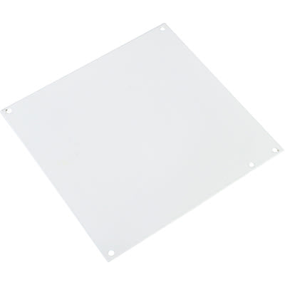nVent HOFFMAN A10P10 Panel, For Enclosure, Fits 10x10, Junction Box, White, Mild Steel