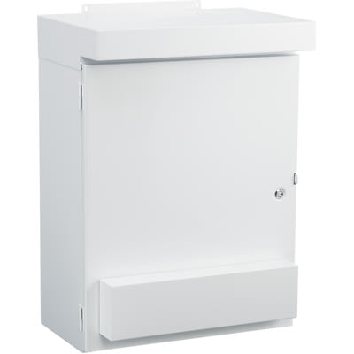 nVent HOFFMAN WF100LP Vented Enclosure, NEMA 3R, 10in Fan, Outdoor, 67X36X16, Steel
