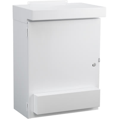 nVent HOFFMAN WF25LP Vented Enclosure, NEMA 3R, 6in Fan, Outdoor, 41X24X12, Steel
