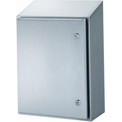 nVent HOFFMAN WS161208SS Wall-Mount Type 4X, Hinged, 1/4-Latch, 16 x 12 x 8, NEMA12, WaterShed Disconnect