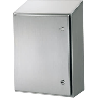 nVent HOFFMAN WS161608SS Wall-Mount Type 4X, Hinged, 1/4-Latch, 16 x 16 x 8, NEMA12, WaterShed Disconnect