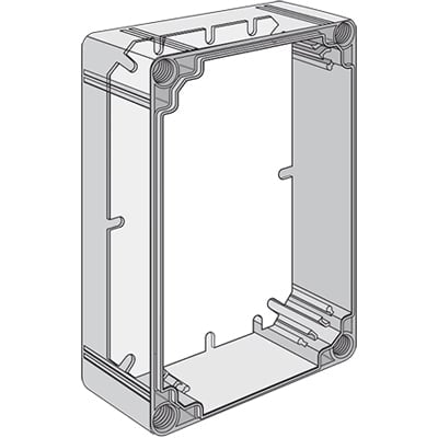 nVent HOFFMAN Q3020PI Panel, Adjustable Depth, fits Enclosure 300x200mm, Plated, Mild Steel, QLine I