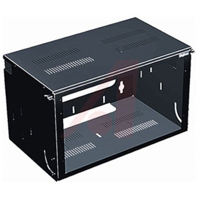 nVent HOFFMAN E19BHPM4U12 RACK;BOTTOM HINGED PANEL;19IN;4U;STEEL;BLACK