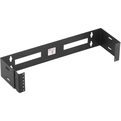 nVent HOFFMAN E19HPM2U RACK;HINGED WALL-MOUNT PANEL;19IN;2U;STEEL;BLACK
