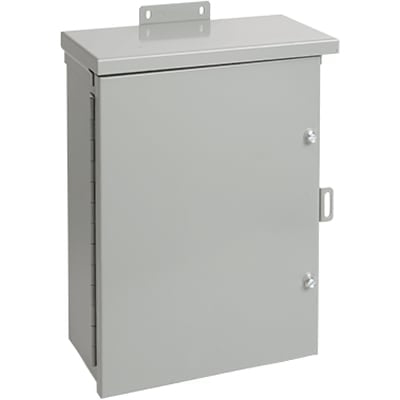nVent HOFFMAN A20R208HCR Type 3R Enclosure, HNG Cover, 20.00X20.00X8.00, Steel,