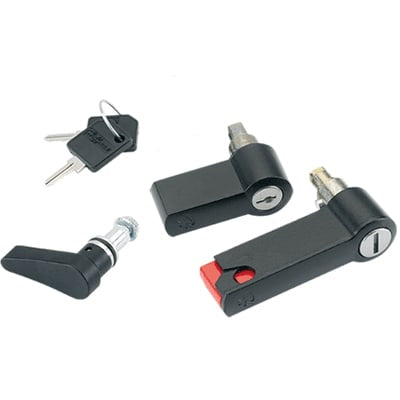 nVent HOFFMAN CWHNL Non-Locking Handle, For Concept Wall-Mount Series, Zinc Die-Cast, Black, Plastic