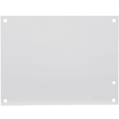 nVent HOFFMAN A12N10P Internal Panel, for Small Enclosure Type 1 and 3R, fits 12x10, White, Mild Steel