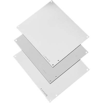 nVent HOFFMAN A14P12G Internal Panel, for Junction Box, fits 14x12 Box, Galvanized, Mild Steel