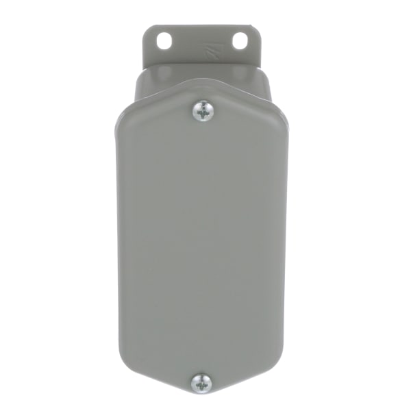 nVent HOFFMAN A402DSC Junction Box,Panel Mount,Steel,Gray,4x2x2 In,NEMA13,Screw Cover,Bonding Point