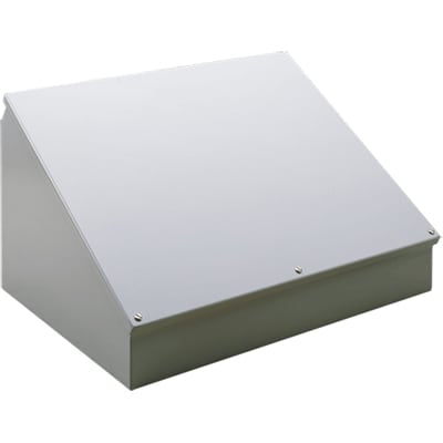 nVent HOFFMAN C12C20 Consolet Sloped Front Enclosure, Grey, Steel, 515 x 231 x 277mm