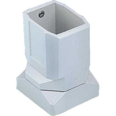 nVent HOFFMAN CCS2FCLG Flange Coupling, fits 45x60mm, Light Gray, Aluminum, Compact Series 2