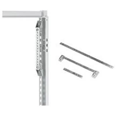 nVent HOFFMAN PGS2K Grounding Bar System, 200mm, Fits 400mm Enclosure Depth, Plated, Copper