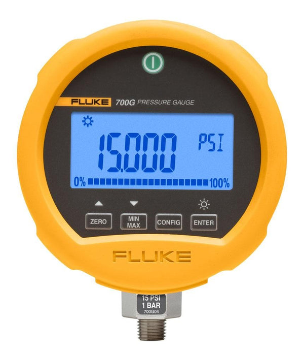 Fluke 700G04 Precision Pressure Test Gauge, -14 to 15 psi, -.97 to 1 bar