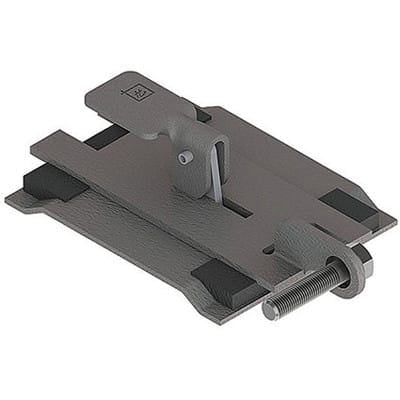 nVent HOFFMAN F44LSGQR Quick-Release Flat Sealing Plate Lay-in Hinged-Cover, 4.x4., Gray, Mild Steel