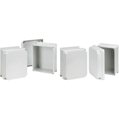 nVent HOFFMAN RHJ1614HWLG Enclosure;TYPE 4X, RAISED SCREW CVR;9.0" H x 15.75" W x 17.75" L