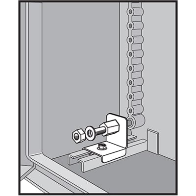 nVent HOFFMAN UUPB Panel Bracket Kit,For Body Rail,UltrX