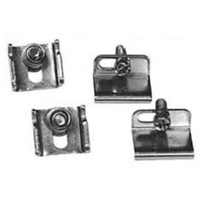 nVent HOFFMAN AL16 Clamp Kit, For Wall-Mount Enclosure, 0.74x1.09x0.97in, Polished, Stainless, 304