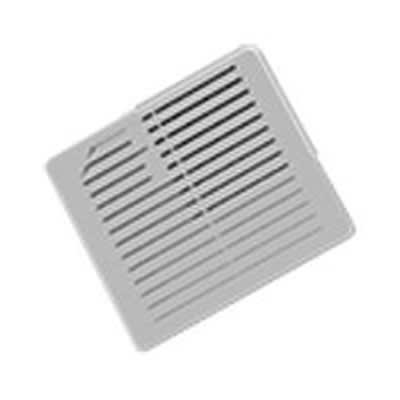 nVent HOFFMAN TEP6UL12 Exhaust Grille, Fits 6-inch Package, 7.77x8.83x1.25, Light Gray, Composite, TFP