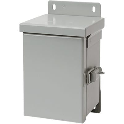 nVent HOFFMAN A12R126HCR Junction Box, Panel Mnt, Knock-Outs, Steel, 12x12x6