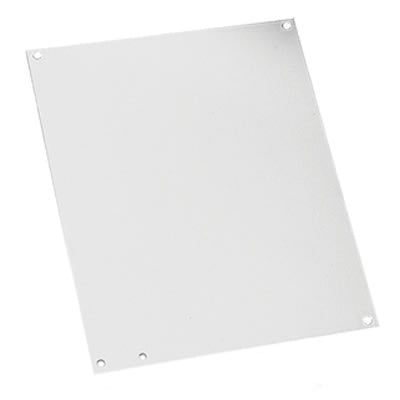 nVent HOFFMAN A18P16 Internal Panel, for Junction Box, fits 18x16 Box, White, Mild Steel