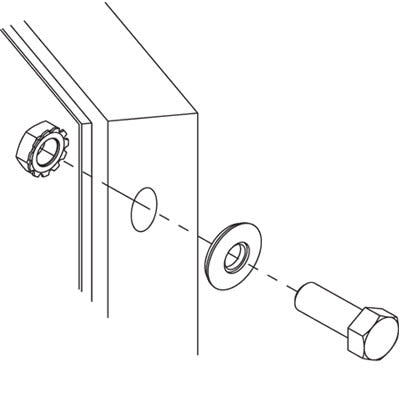 nVent HOFFMAN AHK38164X UL 4X Mting Kit 3816 Qty10