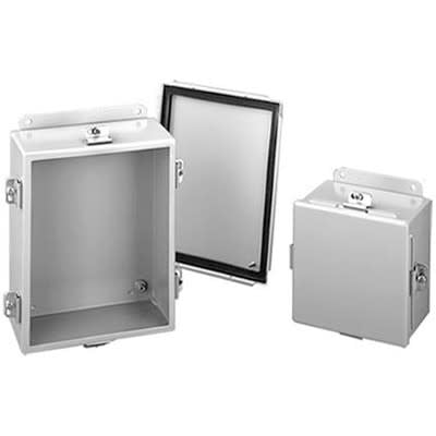 nVent HOFFMAN A1614NF NF Box 16.00x14.00x6.00 Gray, 16.00x14.00x6.00, Steel