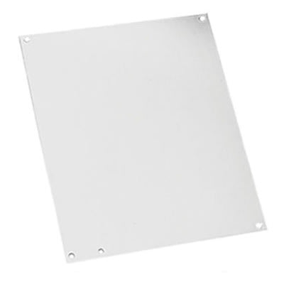 nVent HOFFMAN A16N16MP Panel, Type 1, Mild Steel, White, Fits 16 x 16 Enclosure