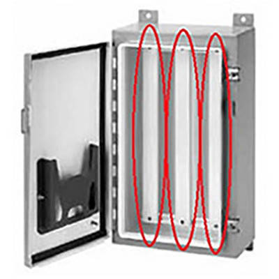 nVent HOFFMAN A16T Terminal Strap Fits A or B = 1 White, fits 16.00, Steel