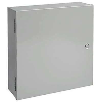 nVent HOFFMAN A18N18CLP Medium Type 1 Enclosure Gray, 18.00x18.00x10.62, Steel