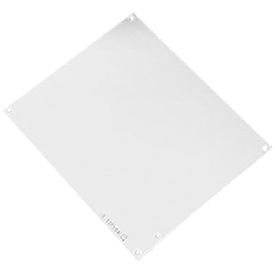 nVent HOFFMAN A20N16MP Panel, Type 1, Mild Steel, White, Fits 20 x 16 Enclosure