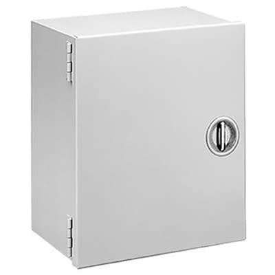 nVent HOFFMAN A20N208LP Type 1 Enclosure 20x20x8.625 Gray, 20.00x20.00x8.62, Steel