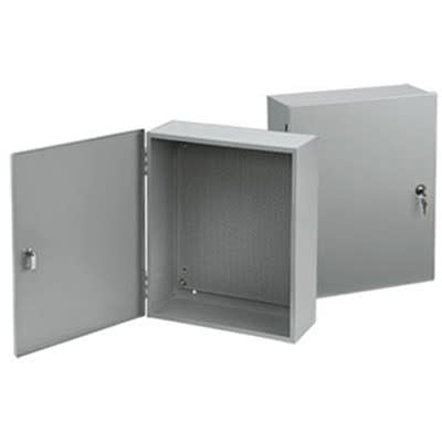 nVent HOFFMAN A3624AT1PP Type 1 Integrated Perf Gray, 36.00x24.00x6.62, Steel